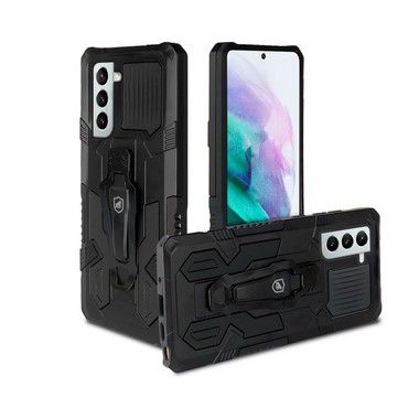 Kit Capa Clip E Película Defender Glass Galaxy S21 Plus - Gshield - foto 2