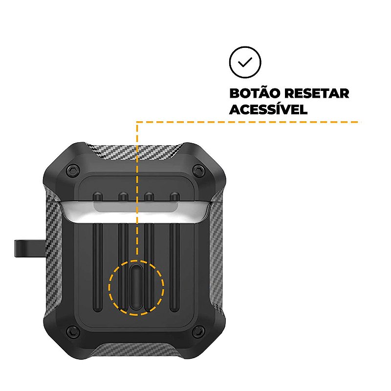Capa para Airpods 1/2 - Fiber - Gshield - foto 2