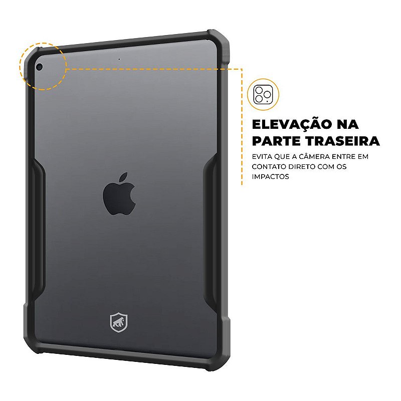 Capa para iPad 10.2'' (7ª / 8ª / 9ª Geração) - Dual Shock X - Gshield - foto 4