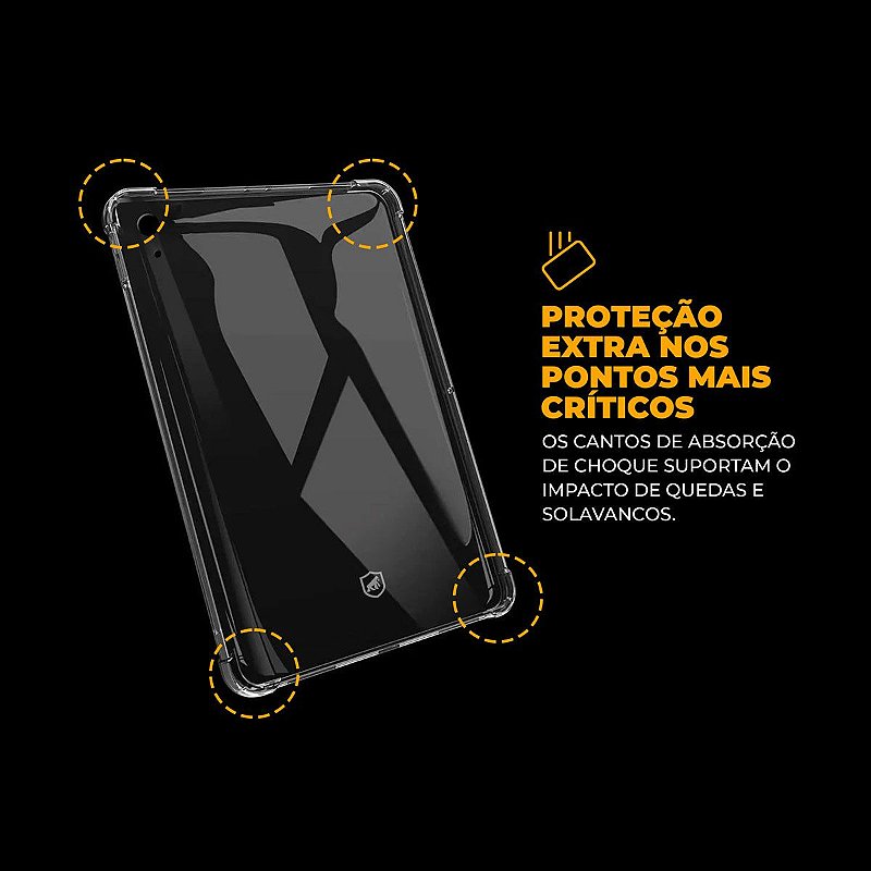 Capa para iPad Air 4° e 5° Geração / iPad Air 2020 (10.9) - Clear - Gshield