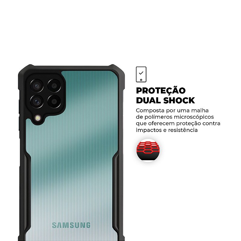 Capa para Samsung Galaxy M62 - Dual Shock X - Gshield