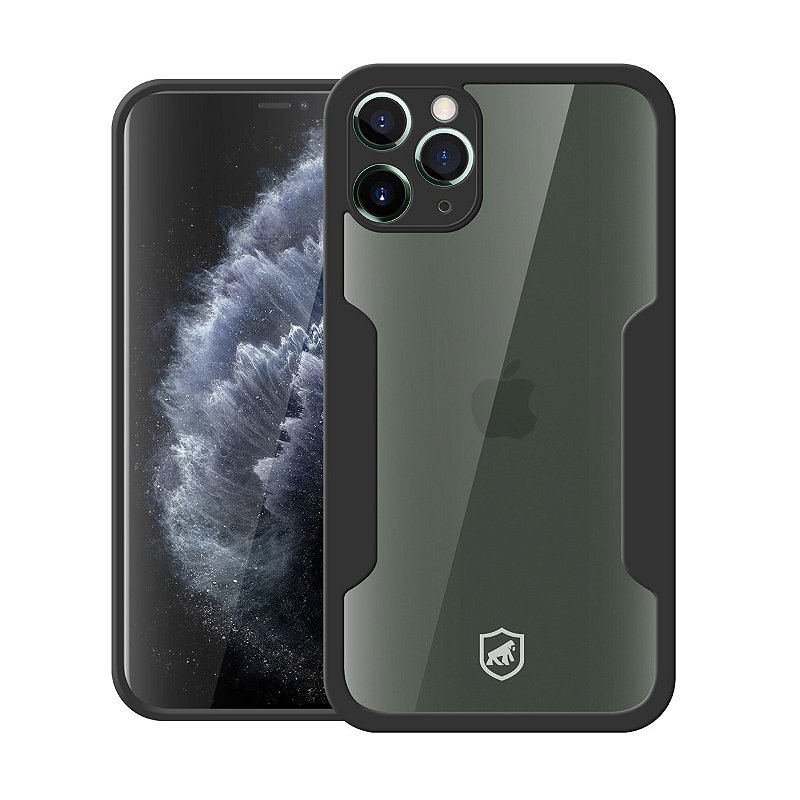 Capa 360 para iPhone 11 Pro Max - Preta - Frente e Verso - Gshield
