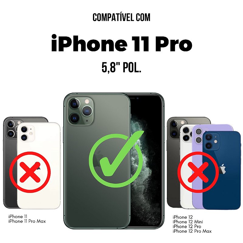 Capa para iPhone 11 Pro - Clear Proof - Gshield