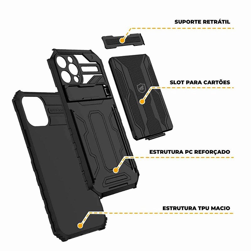 Capa para iPhone 13 Pro Max - Snap Guardian - Gshield