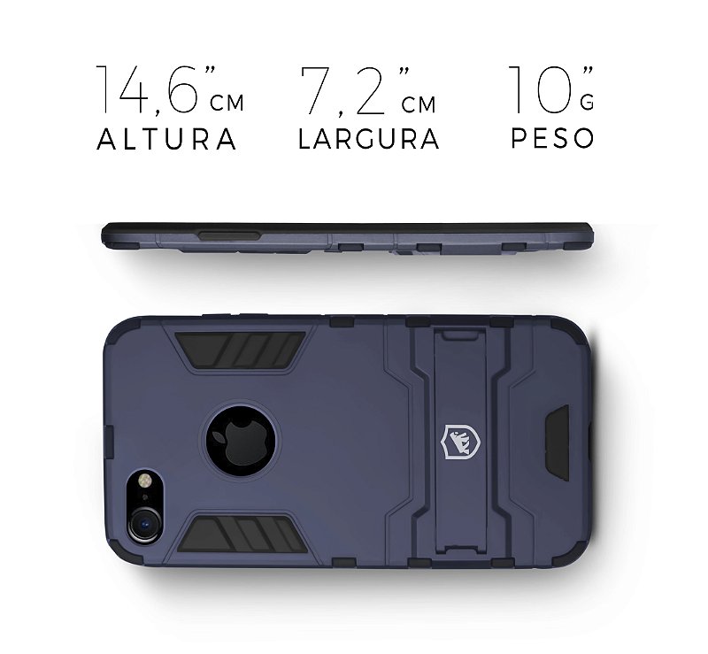 Capa para iPhone 7 / 8 / SE 2 / SE 3 - Armor - Gshield - foto 4