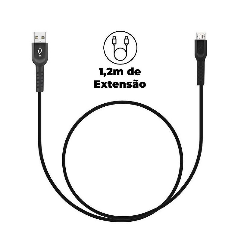 Kit Carregador Turbo Triplo e Cabo Dual Shock Micro USB V8 - Gshield - foto 3