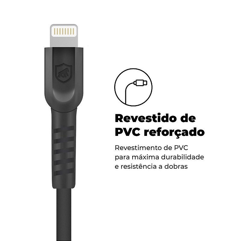 Kit Carregador Veicular Tank e Cabo Dual Shock Tipo C / Lightning - Gshield - foto 5