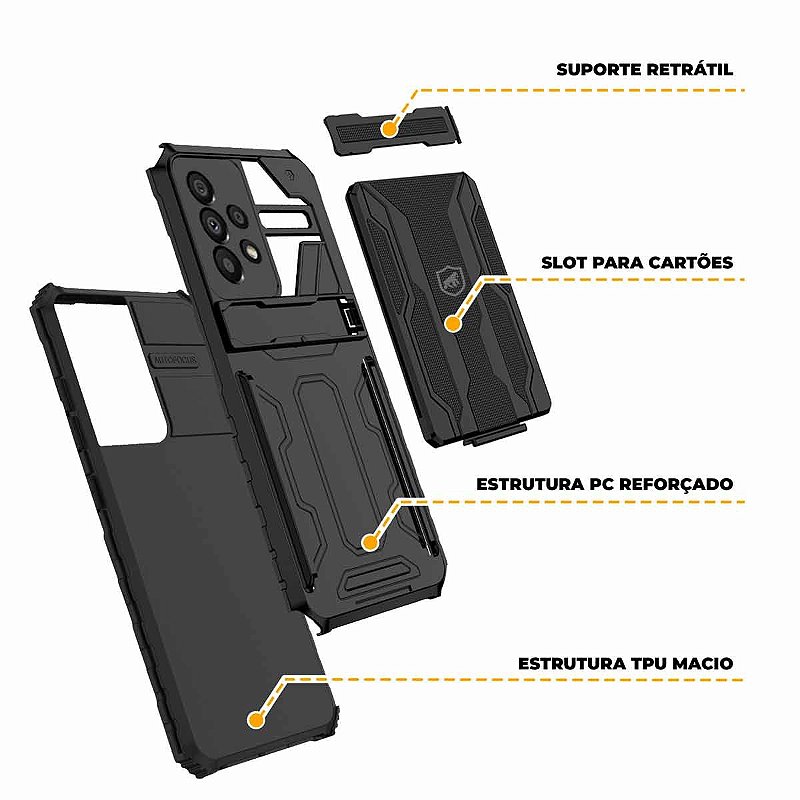 Capa para Samsung Galaxy A73 5G - Snap Guardian - Gshield