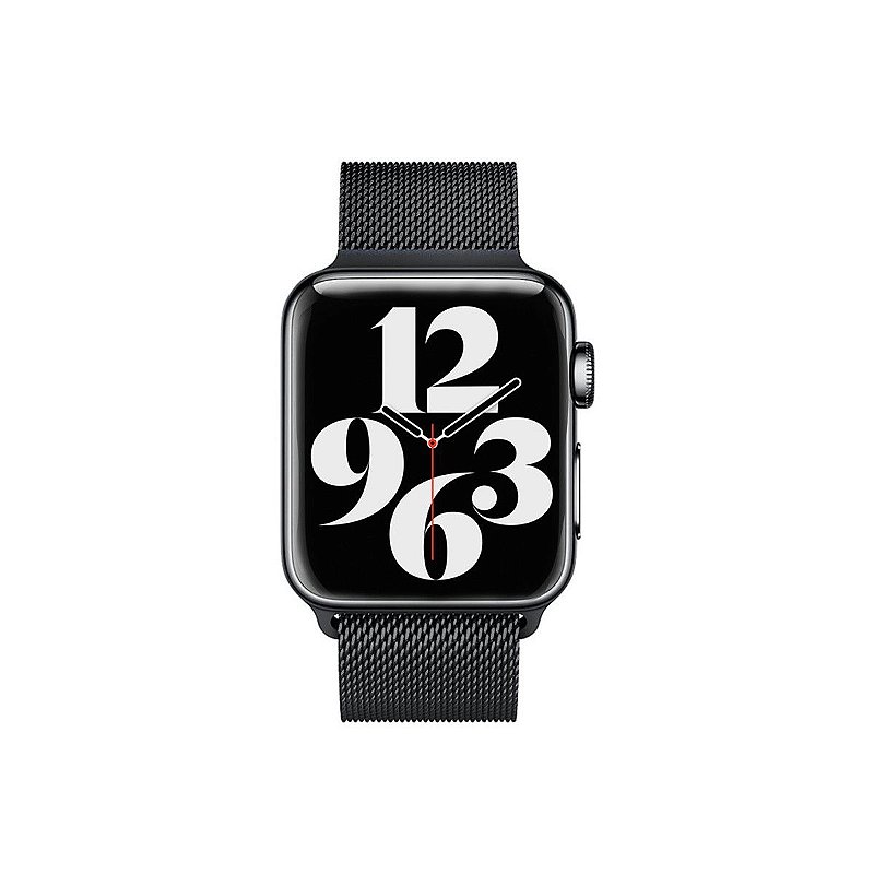 Pulseira de Milanese para Apple Watch 42 / 44 / 45MM Preta - Gshield