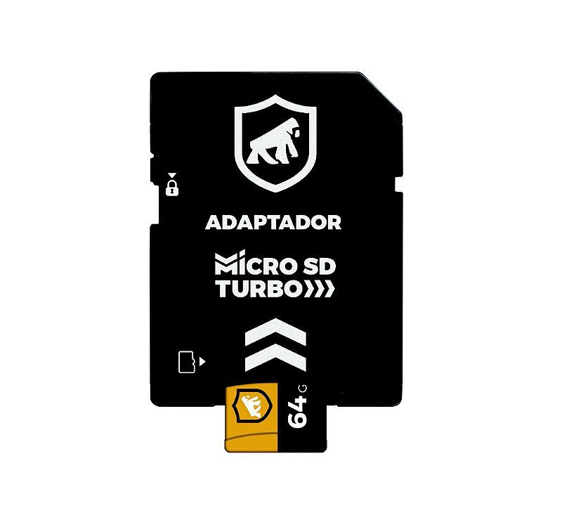 Cartão de memória 64GB para GoPro + Adaptadores - Gshield