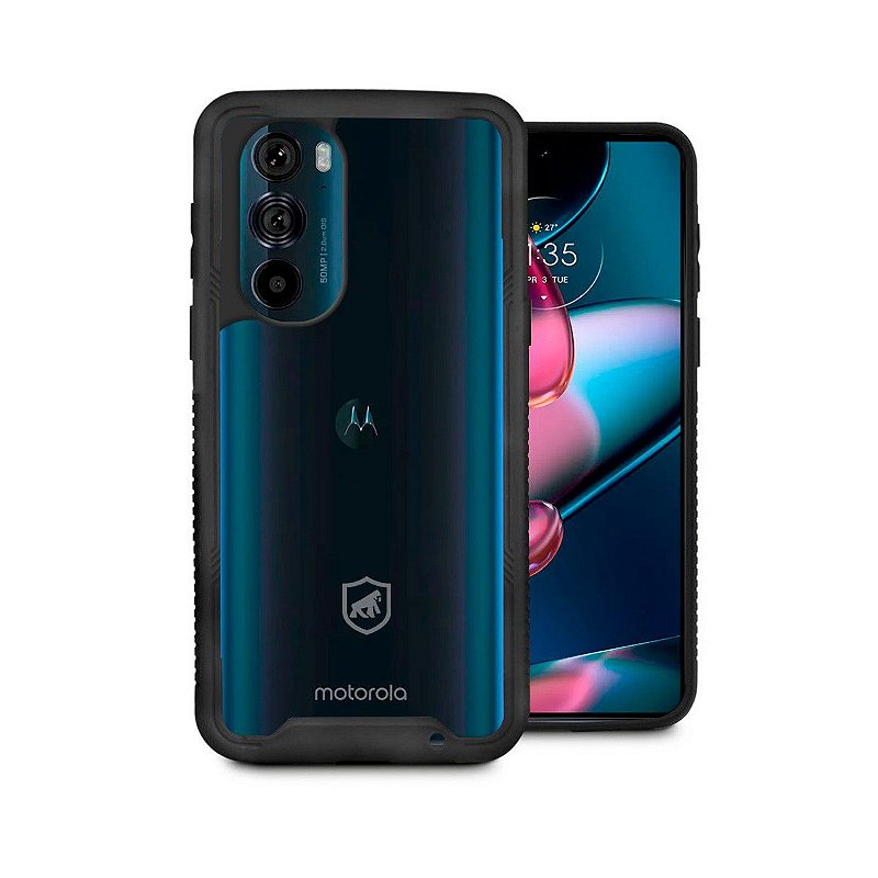 Capa para Motorola Moto Edge 30 Pro 5G - Stronger Preta - Gshield