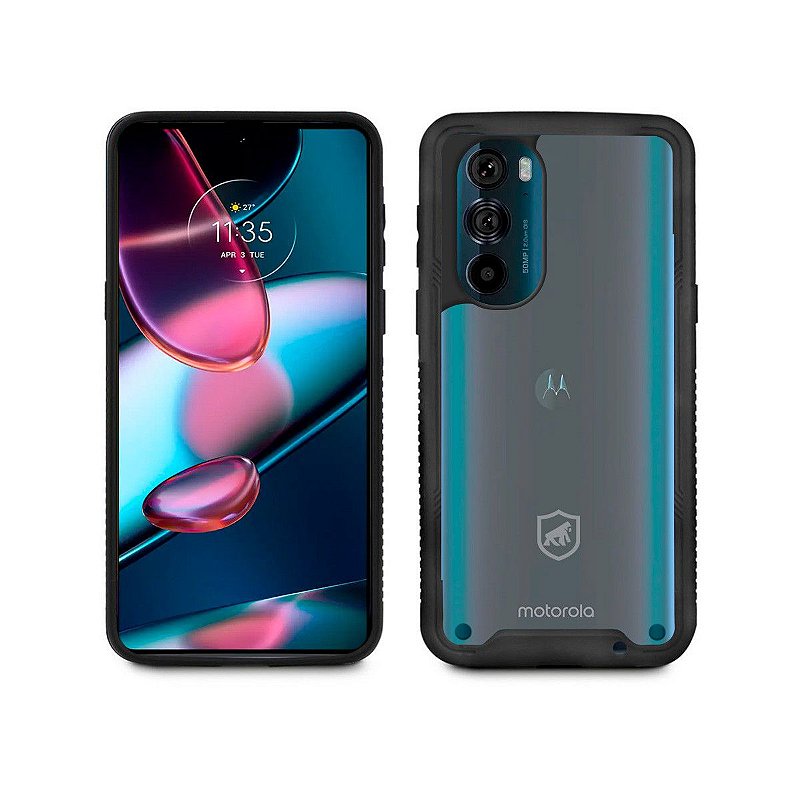 Capa para Motorola Moto Edge 30 Pro 5G - Stronger Preta - Gshield