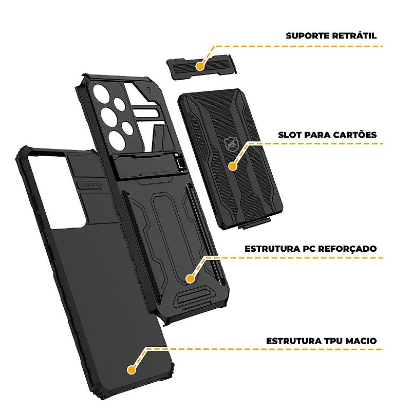 Capa para Samsung Galaxy A13 4G - Snap Guardian - Gshield