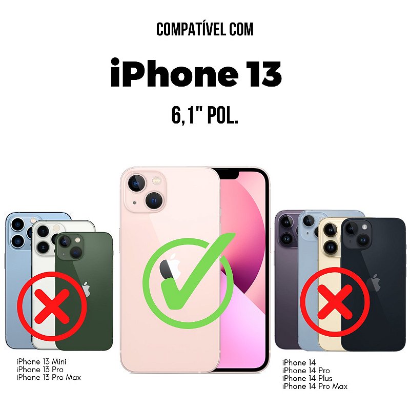 Capa 360 para iPhone 13 - Rosa - Frente e Verso - Gshield - foto 2