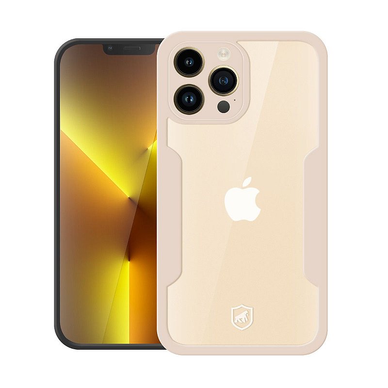 Capa 360 para iPhone 13 Pro Max - Rosa - Frente e Verso - Gshield
