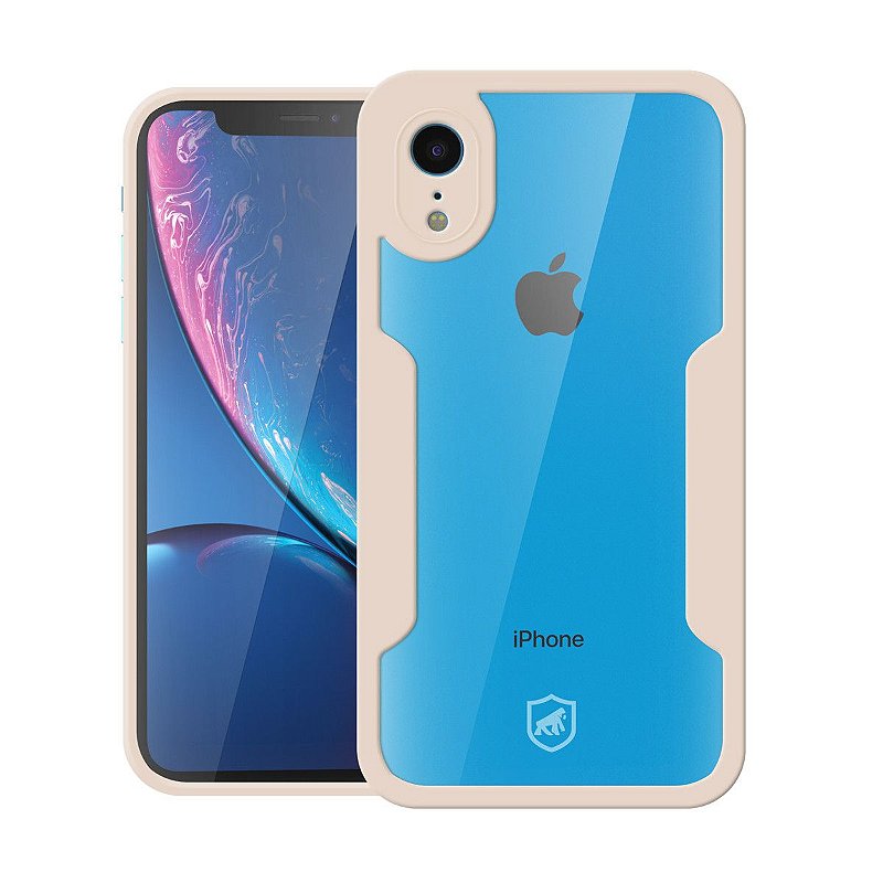Capa 360 para iPhone XR - Rosa - Frente e Verso - Gshield