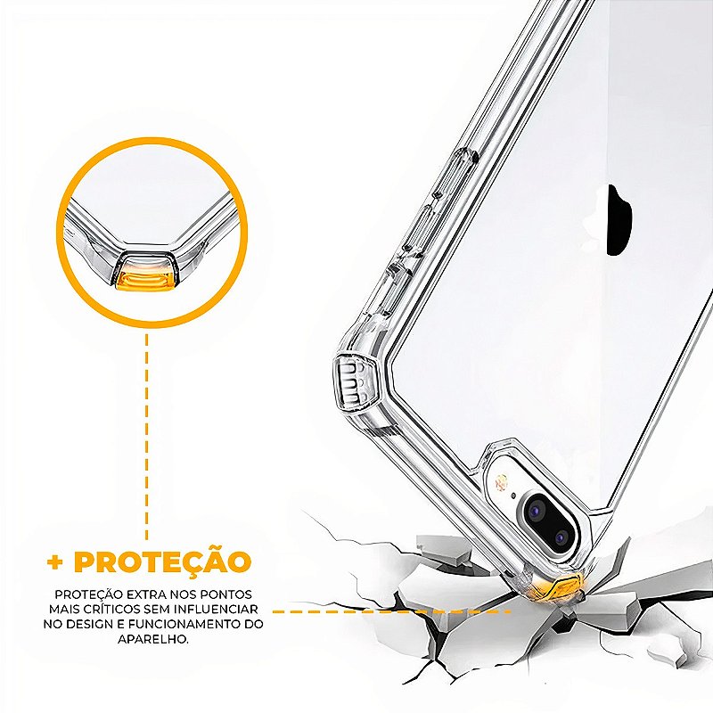 Capa para iPhone 7 Plus / 8 Plus - Clear Proof - Gshield - foto 3