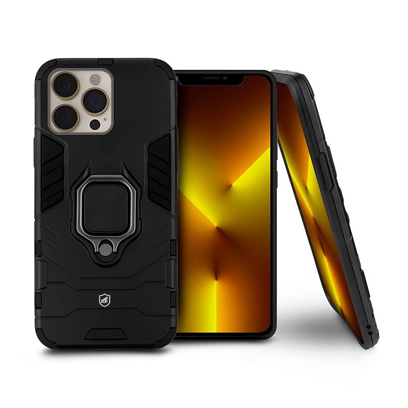 Capa para iPhone 13 Pro - Defender Black - Gshield - foto 3