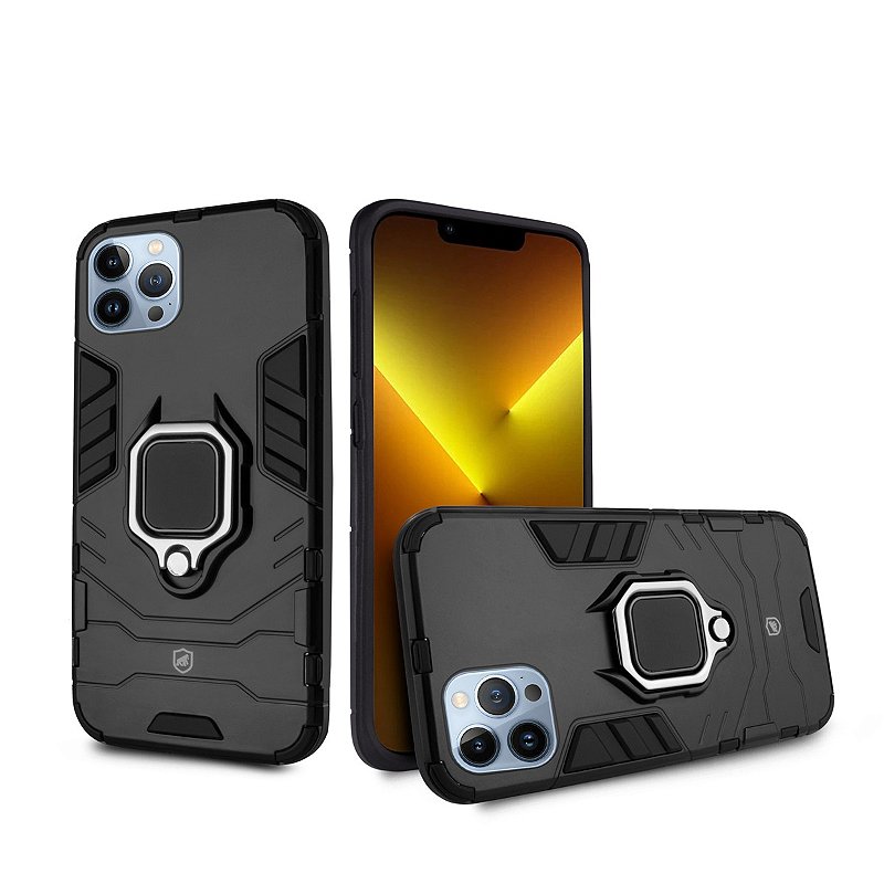 Capa para iPhone 13 Pro Max - Defender Black - Gshield - foto 6