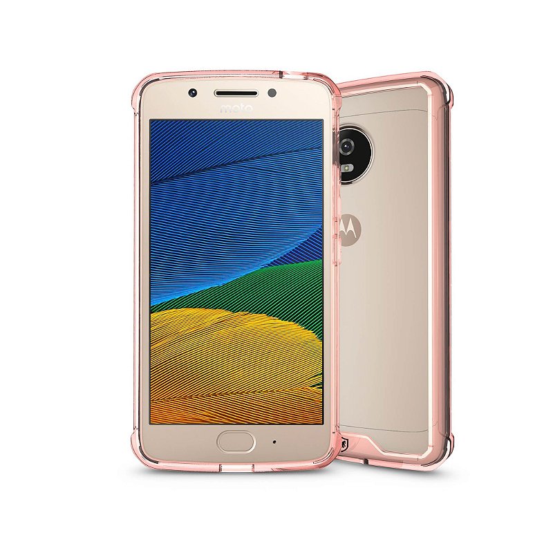 Capa para Motorola Moto G5 Plus - Ultra Slim Air Rosa - Gshield - foto 6