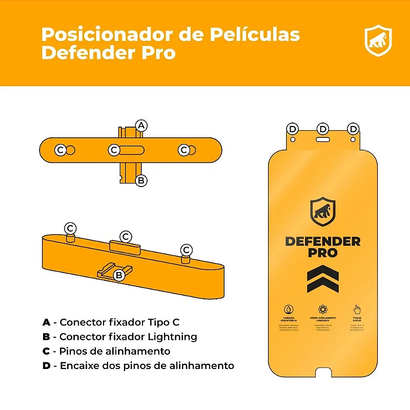 Película para iPhone XR - Defender Pro Privacidade - Preta - Gshield