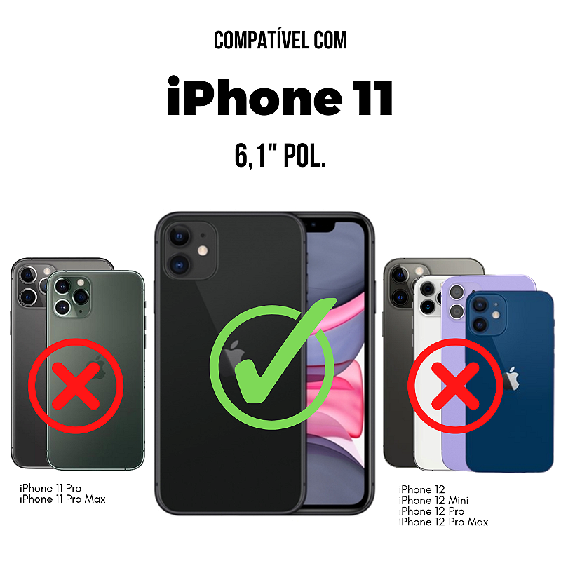 Película para iPhone 11 - Defender Pro Privacidade - Preta - Gshield
