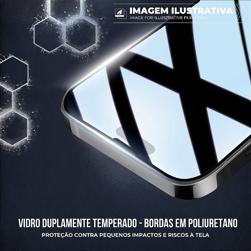 Película para iPhone 14 Pro Max - Ultra Glass - Preta - Gshield