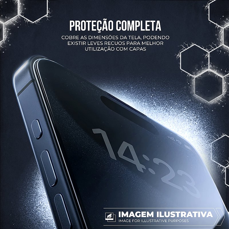 Película para iPhone 13 Pro Max - Ultra Glass - Preta - Gshield