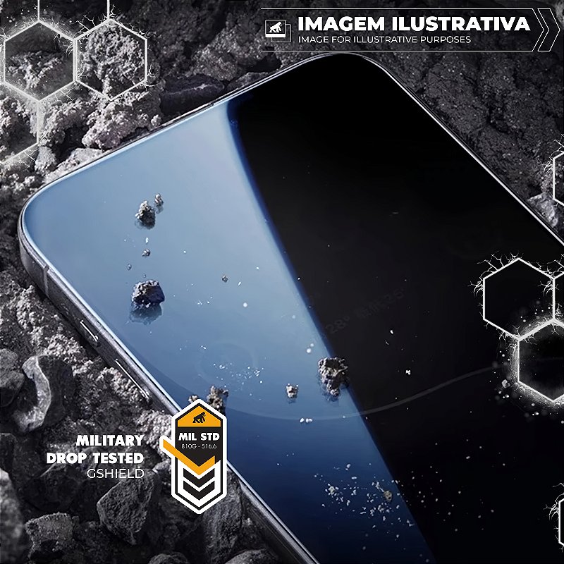 Película para iPhone 13 Pro Max - Ultra Glass - Preta - Gshield