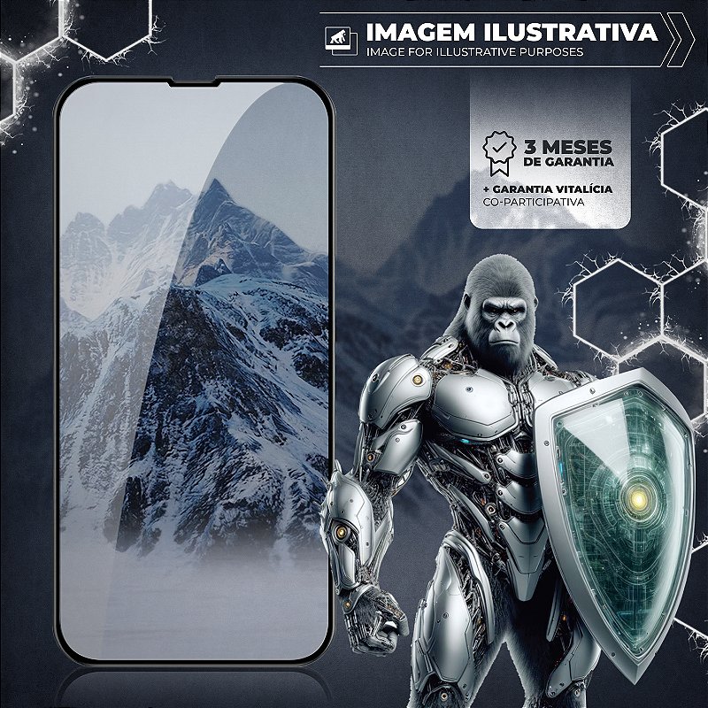 Película para iPhone 13 Pro Max - Ultra Glass - Preta - Gshield