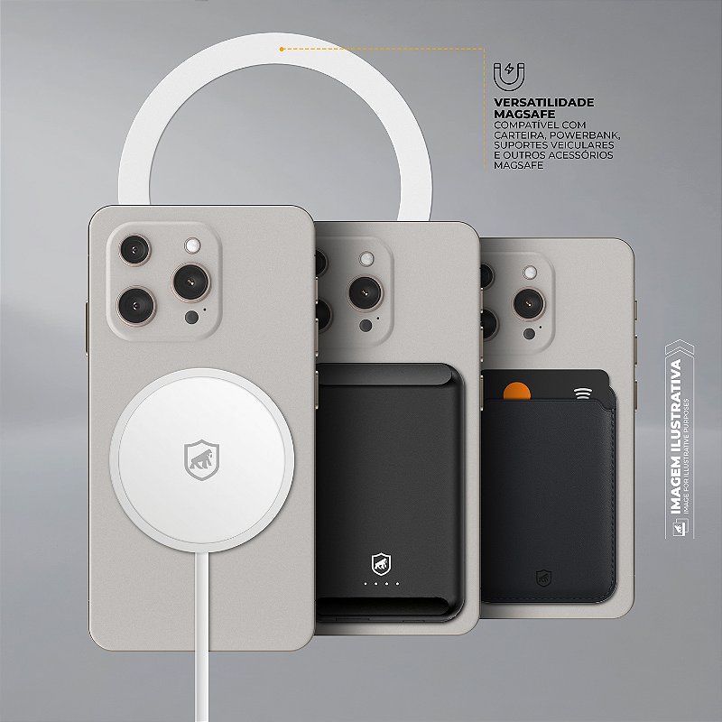 Anel Magsafe - Aro Adesivo Metálico - Gshield