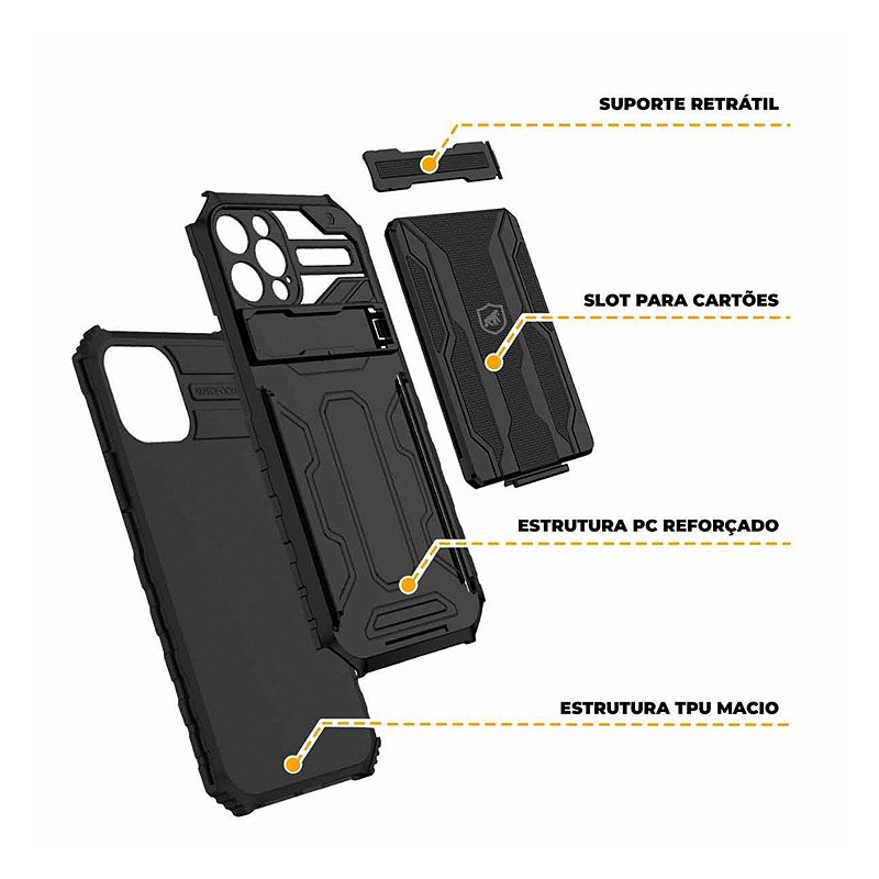 Capa para iPhone 14 Plus - Snap Guardian - Gshield