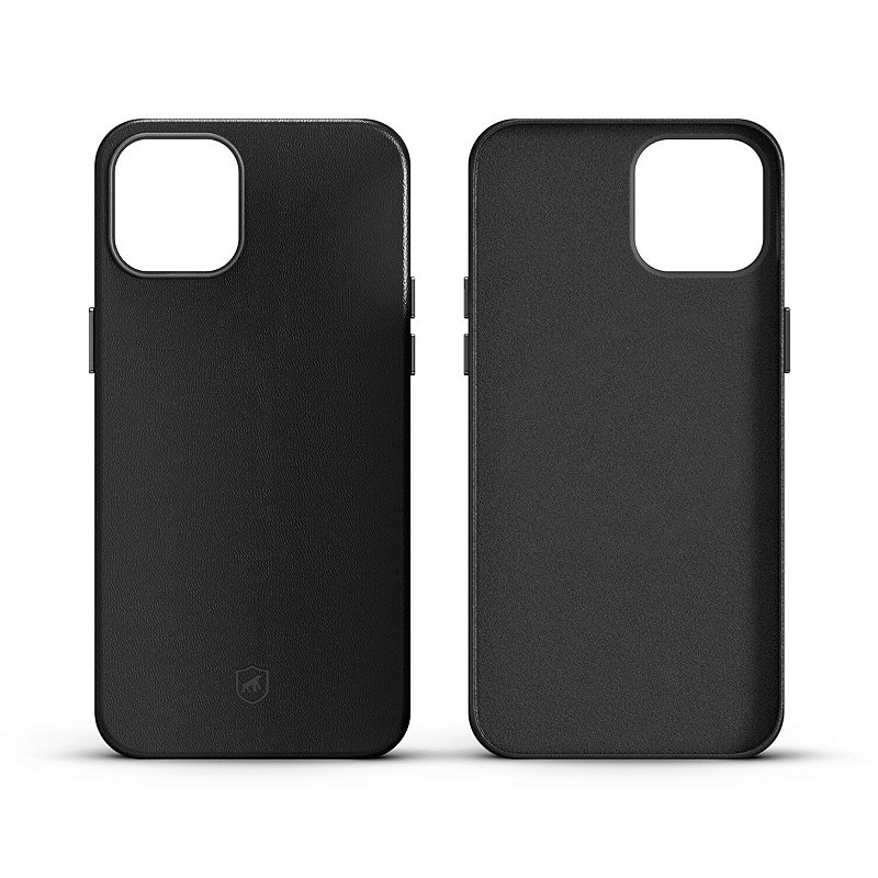 Capa para iPhone 12 - Couro Dual Preta - Gshield - foto 4