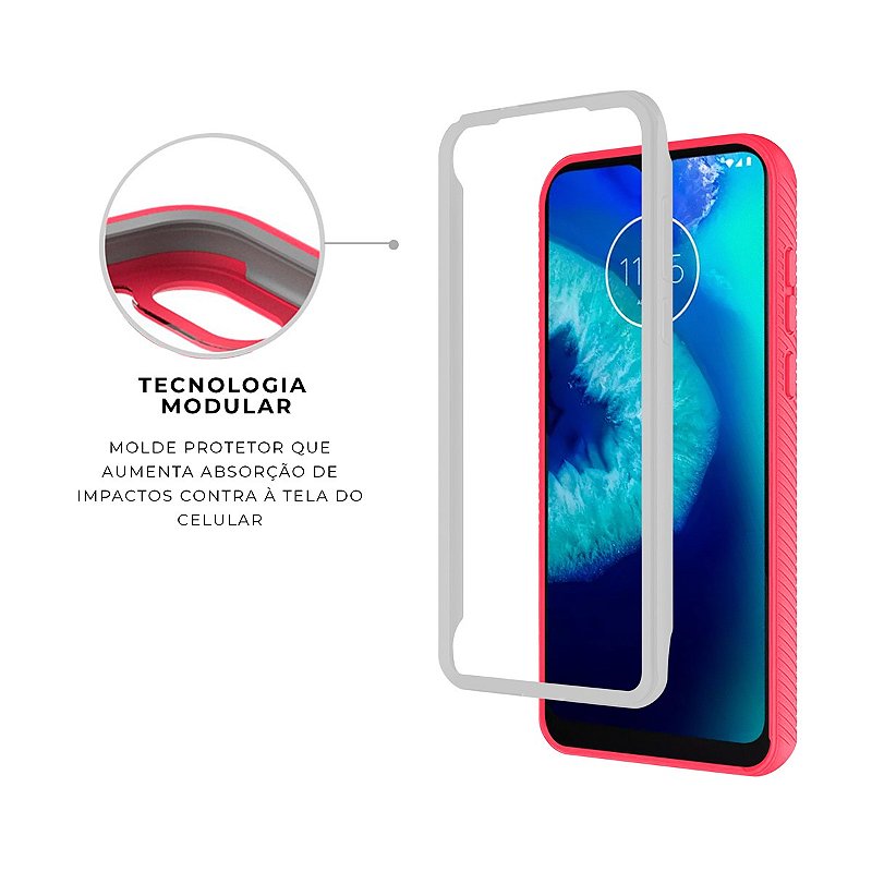 Capa para Motorola Moto G8 Power Lite - Stronger Rosa - Gshield