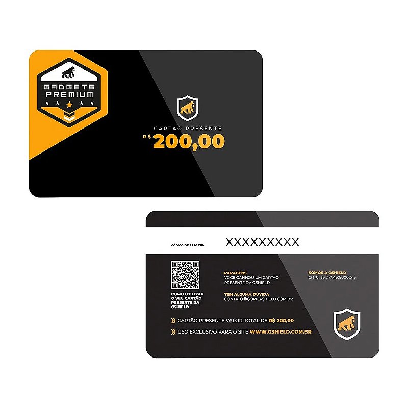 Cartão Presente - R$ 200 - Gshield - foto 2
