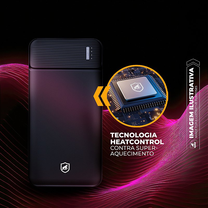 Carregador Portátil Armor - 20.000mAh - Gshield - foto 3