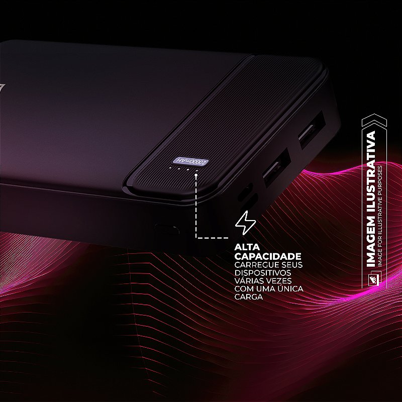 Carregador Portátil Armor - 20.000mAh - Gshield - foto 4