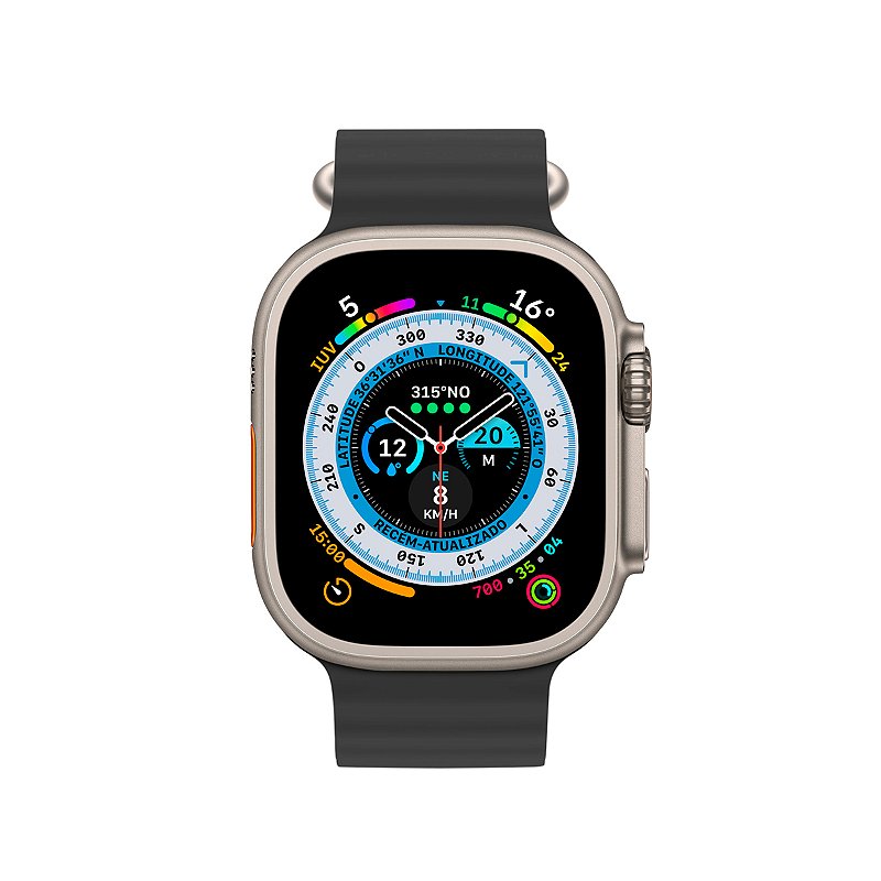 Pulseira para Apple Watch 38 / 40 / 41 MM - Oceano Cloud  - Preta - Gshield - foto 4