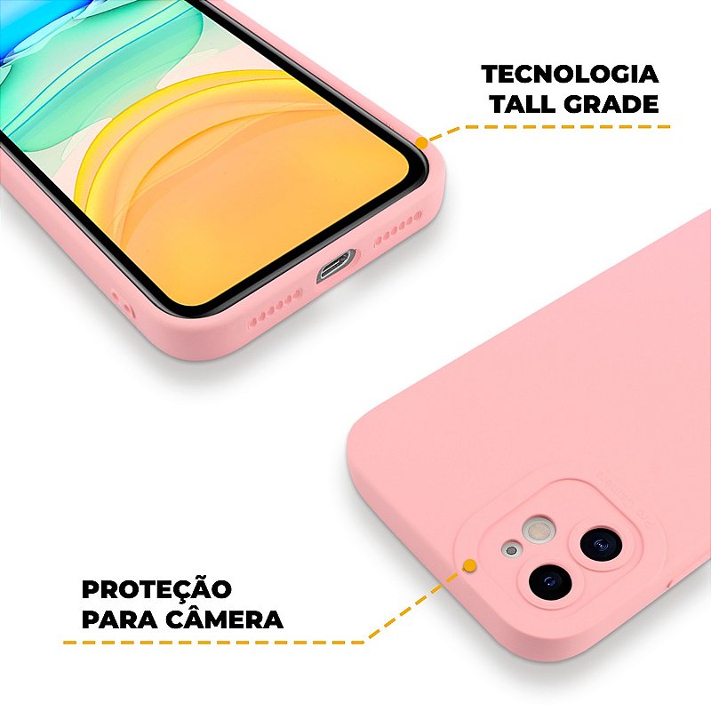 Capa para iPhone 11 - Rosa - Silicon Cloud - Gshield - foto 4
