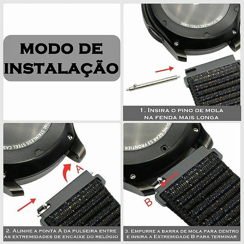 Pulseira para Apple Watch Ballistic 49MM - Cinza - Gshield