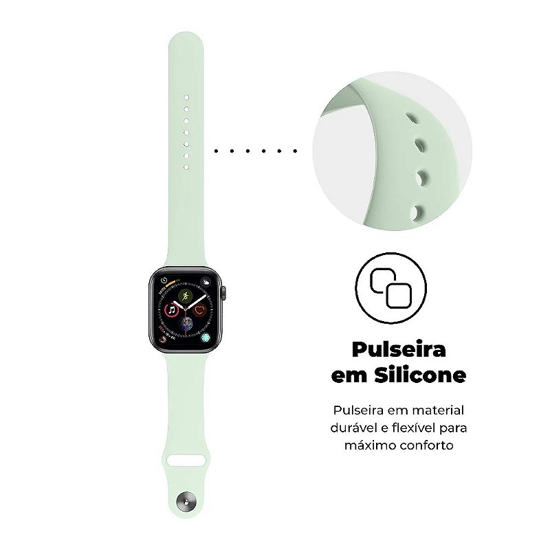 Pulseira Para Apple Watch 49MM Ultra Fit - Verde Água - Gshield