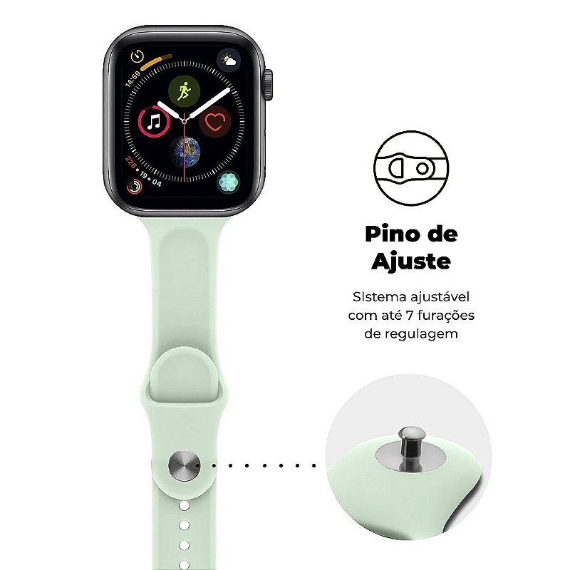 Pulseira Para Apple Watch 49MM Ultra Fit - Verde Água - Gshield