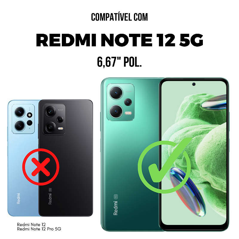 Capa para Redmi Note 12 5G - Dinamic Cam Protection - Gshield