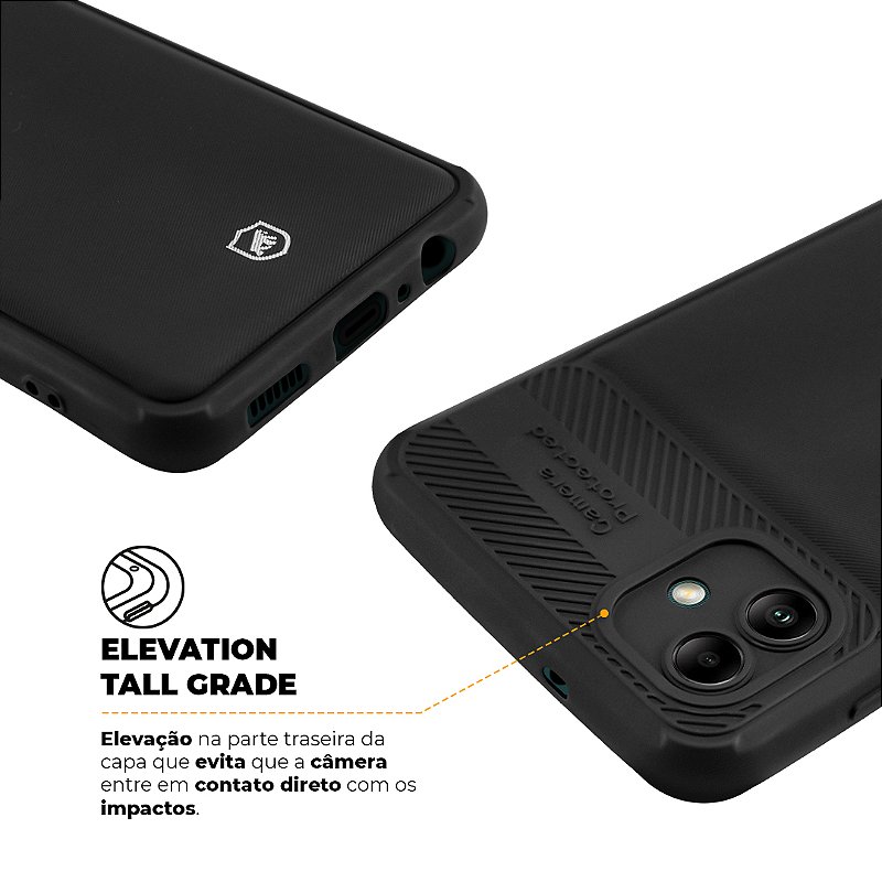 Capa para Samsung Galaxy A04 5G - Symetric Preta - Gshield