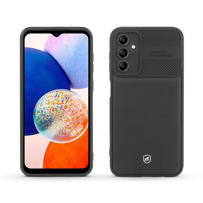 Capa para Samsung Galaxy A14 5G - Symetric Preta - Gshield