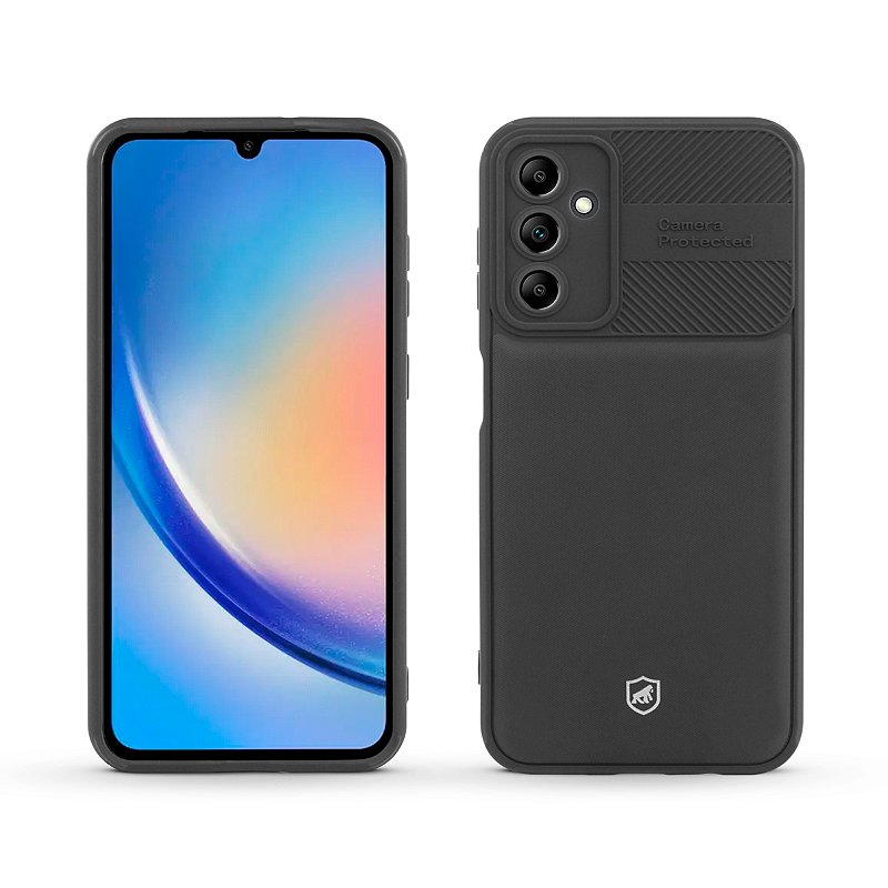 Capa para Samsung Galaxy A34 5G - Symetric Preta - Gshield