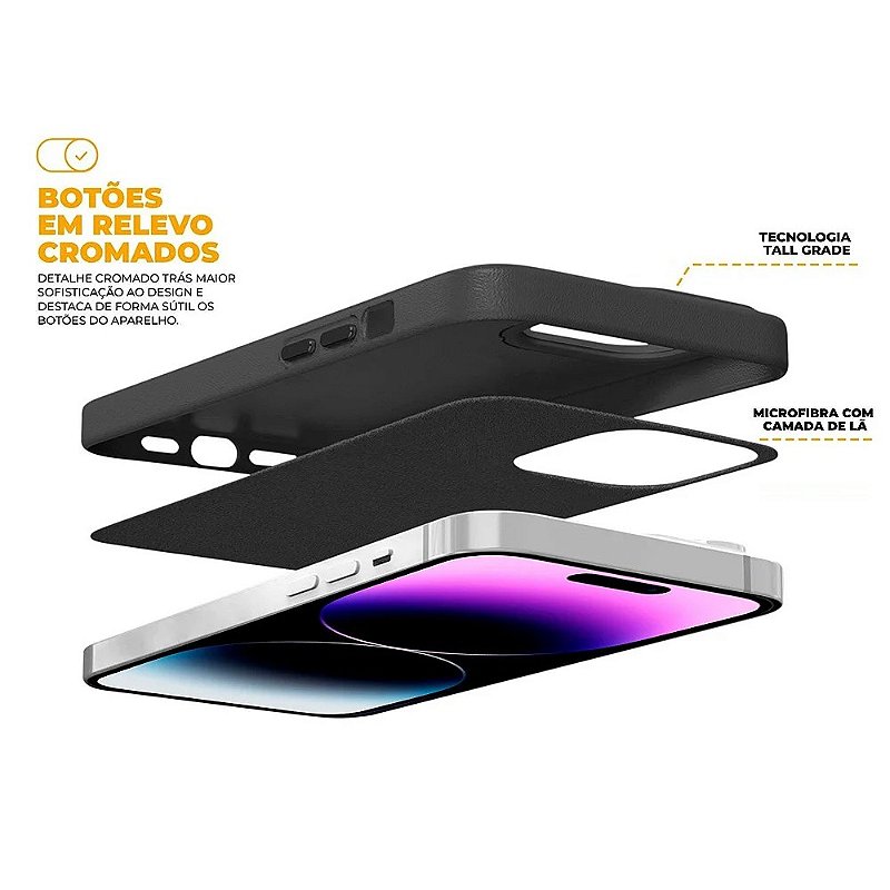 Capa para iPhone 11 Pro Max - Couro Dual Preta - Gshield