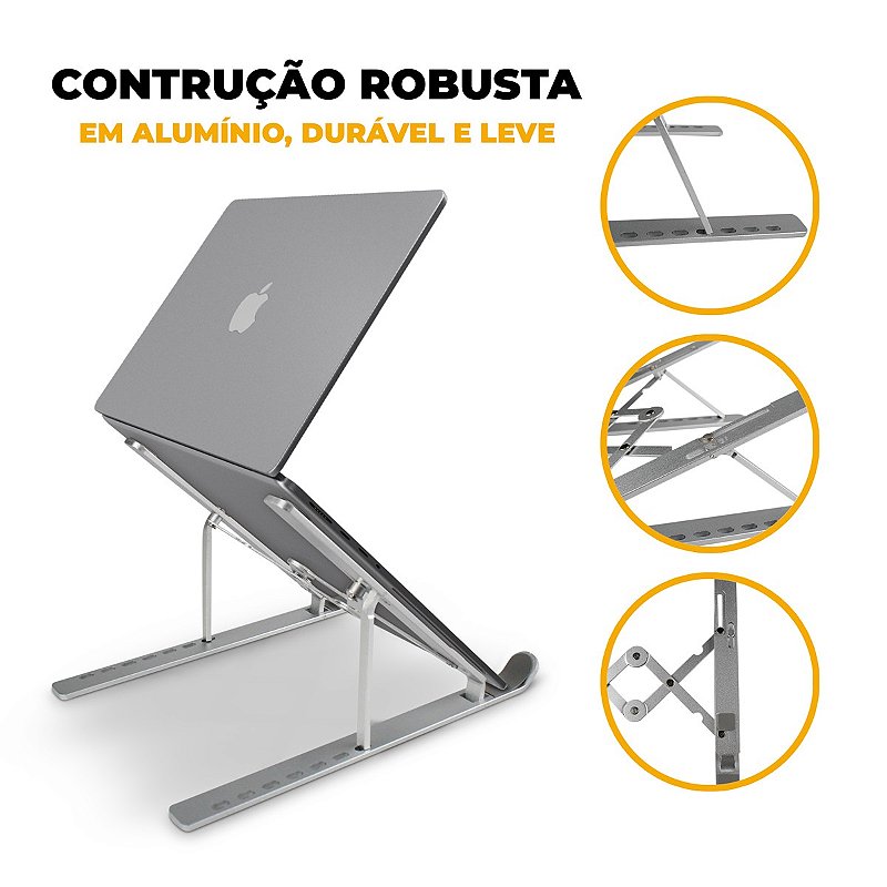 Suporte para Notebook Armor Slim + Capa para Notebook até 12,1" Smart Armor - Gshield - foto 3