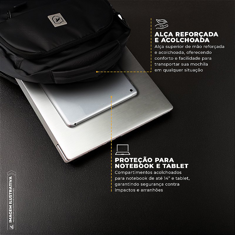 Mochila para Notebook 14'' - Guardian - Gshield
