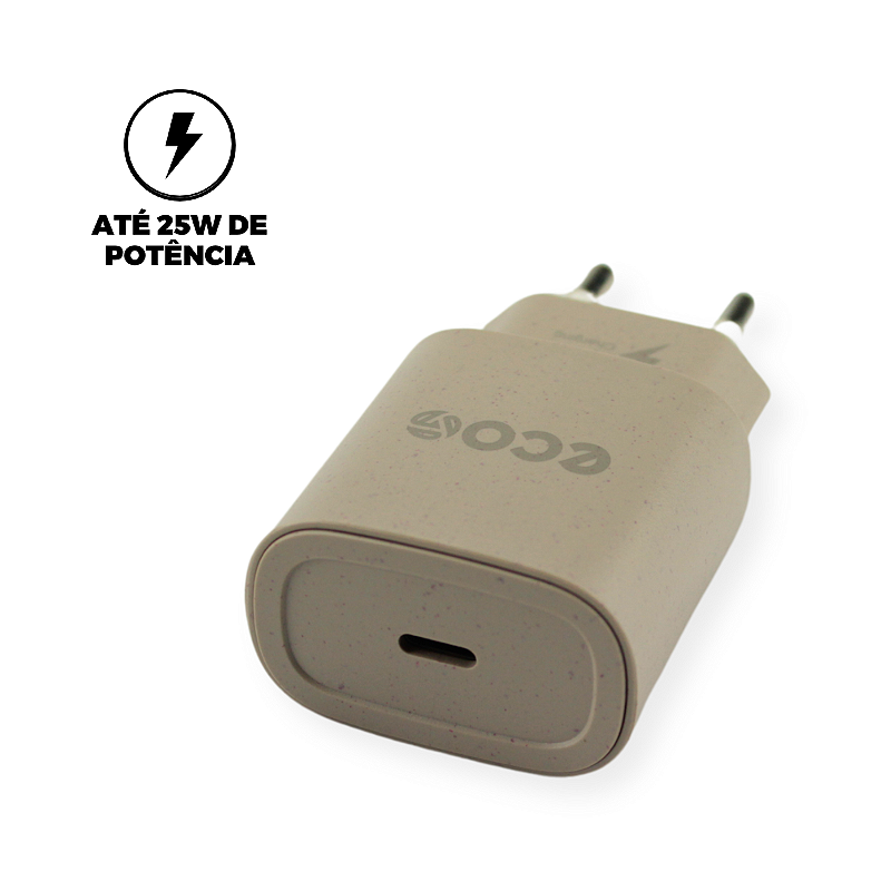 Carregador Turbo Tipo C - QC 3.0 até 25W - GreenEcoo